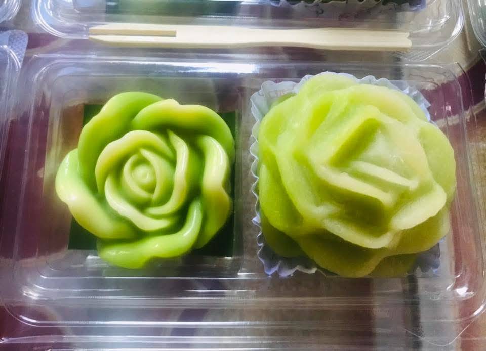 ผกากรองวุ้นกะทิกุหลาบเขียวใบเตย