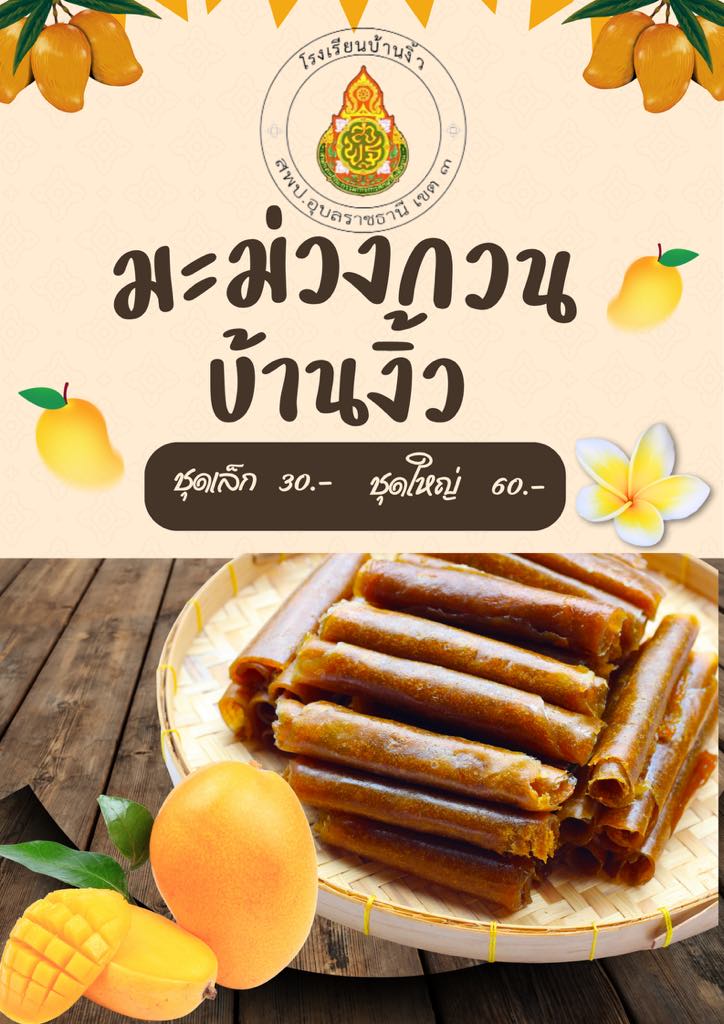มะม่วงกวน(แผ่น)